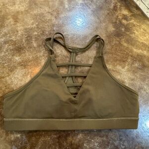 Zyia Active USA Olive Green Sports Top